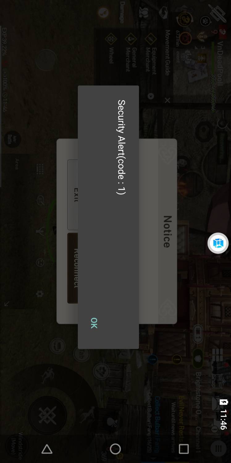 How to fix security alert code1 Blade & Soul Revolution