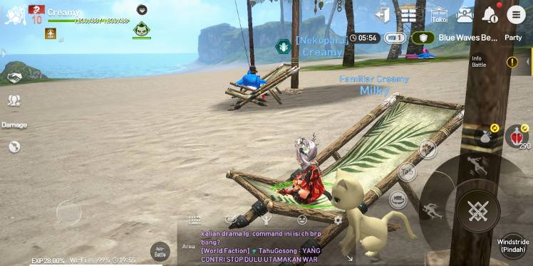 Blue Waves Beach Dungeon (Screenshot) - Blade & Soul Revolution