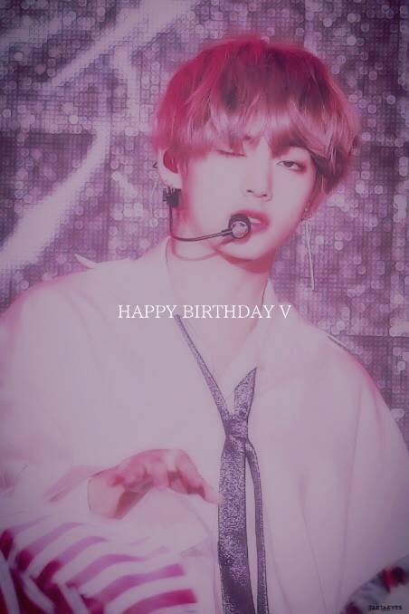 テテのセンイルなので加工しました Happy Birthday V Bts World