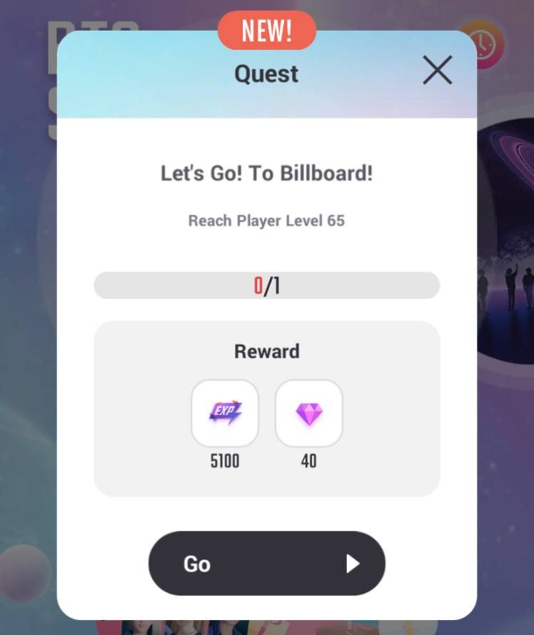 Exp Increase Bonus Time Bts World