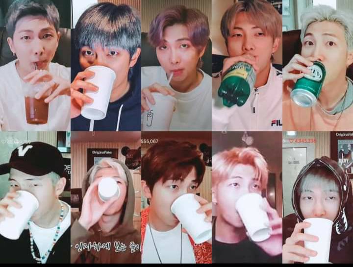 Namjoon Always Drink During His Live Bts World