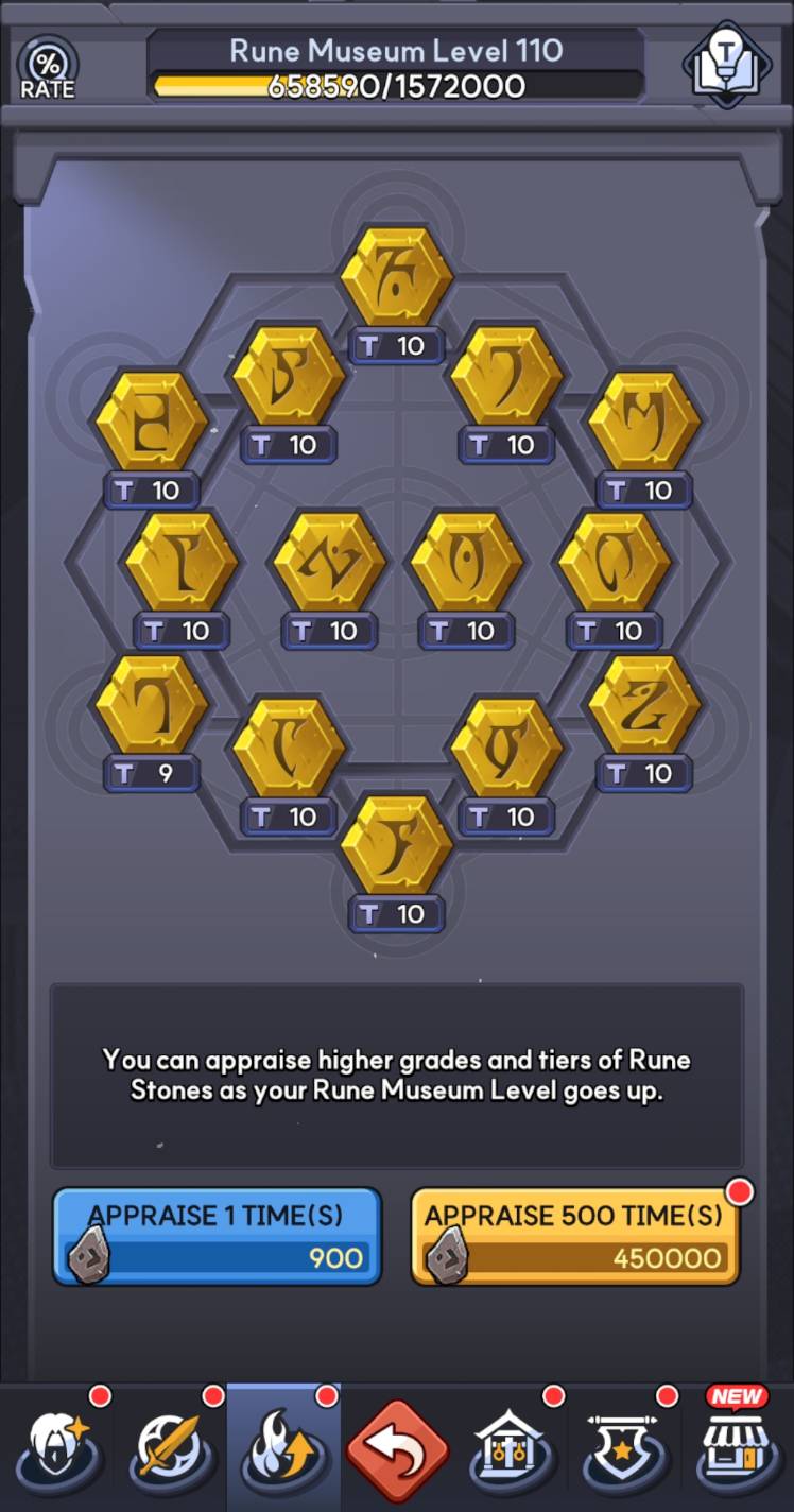 Add "Auto Appraise" button - THE KING OF FIGHTERS AFK