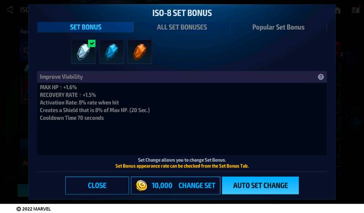 ISO-8 Guide - MARVEL Future Fight