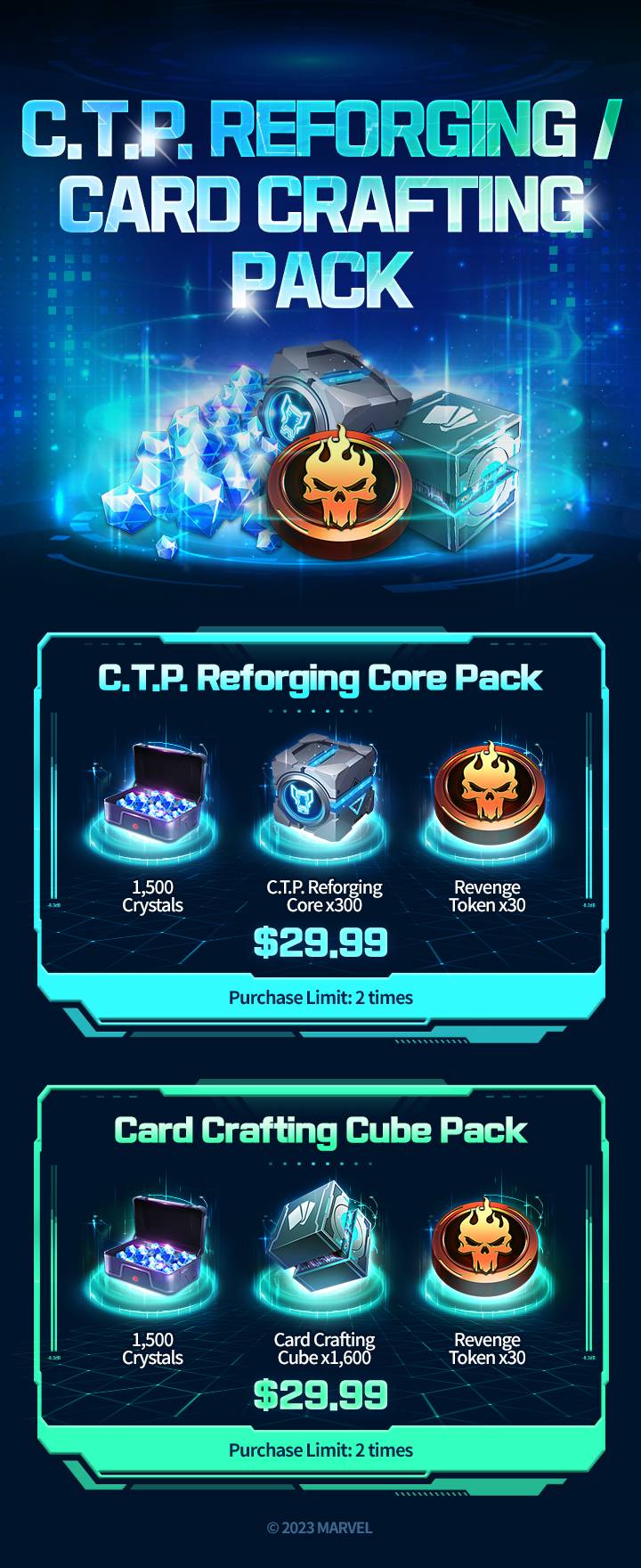 C.T.P. Reforging / Card Crafting Pack - MARVEL Future Fight