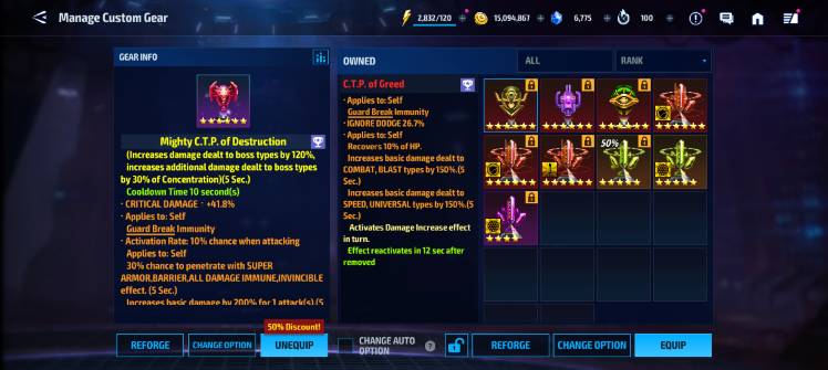 Perfect Roll!!! Now it's the time RNG is high. - MARVEL Future Fight