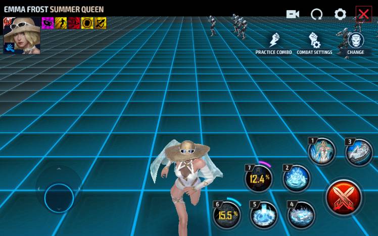 Emma Frost's messed up legs - MARVEL Future Fight