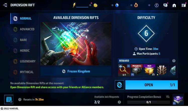 Dimension Rift Guide - MARVEL Future Fight