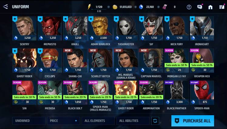 Shopping on Black Friday !!! - MARVEL Future Fight