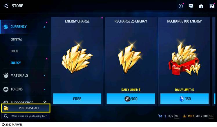 12/6 Update Details - MARVEL Future Fight