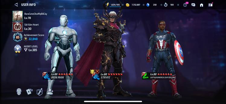 Hacker Rank Battle - MARVEL Future Fight