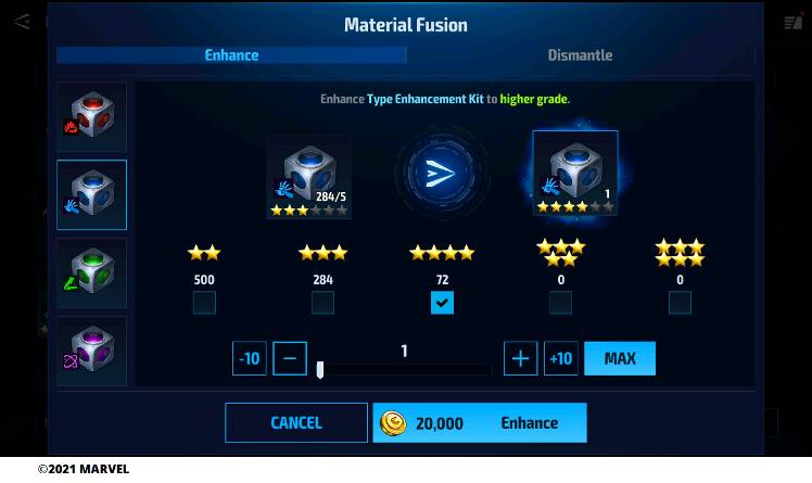 Type Enhancement Guide - MARVEL Future Fight