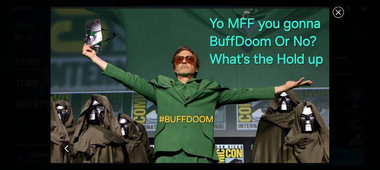 A few words From Tony Stark Concerning BuffDoom. - MARVEL Future Fight
