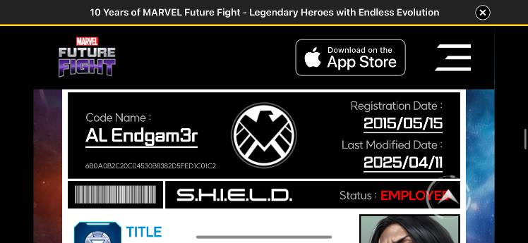 NM certified - MARVEL Future Fight