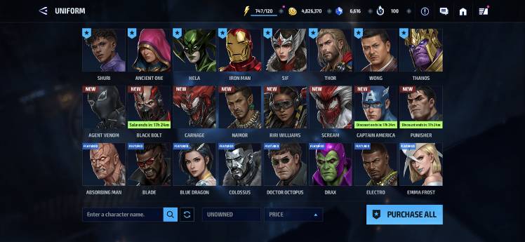 Black friday - MARVEL Future Fight
