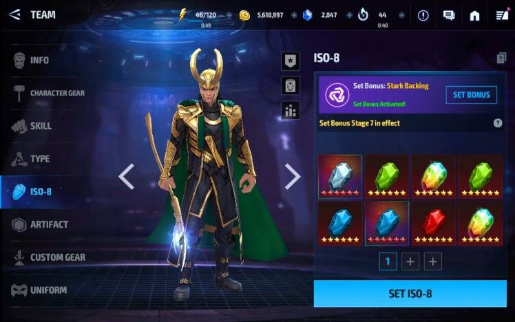 Help on Loki build. - MARVEL Future Fight