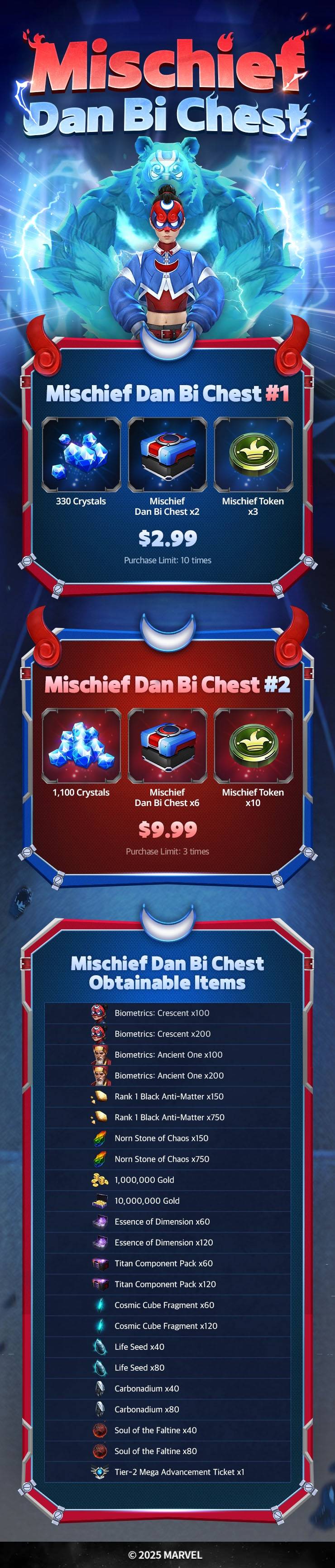 Mischief Dan Bi Chest - MARVEL Future Fight
