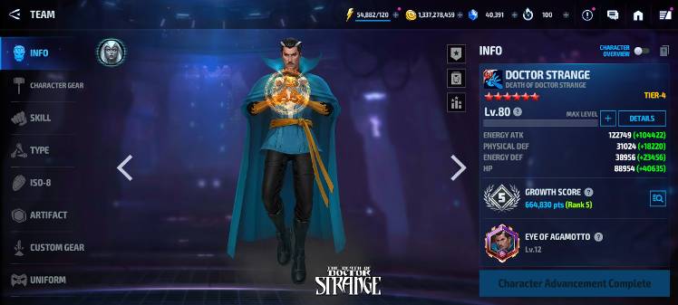Dr.Strange rank 5, but not strong enough! - MARVEL Future Fight