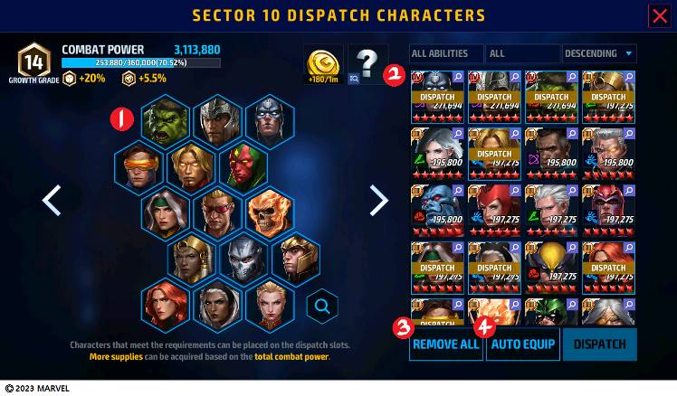 Dispatch Mission Guide - MARVEL Future Fight