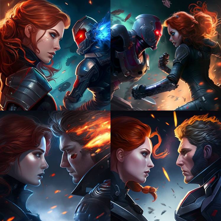 Artificial intelligence draws amazing characters part 3 - MARVEL Future ...