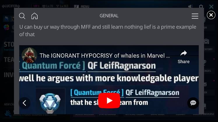 Butthurt whales are always the most fun to mock 🤣🤣 - MARVEL Future Fight