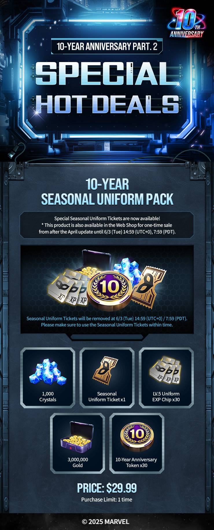 10-Year Anniversary Part. 2 Special Hot Deals - MARVEL Future Fight