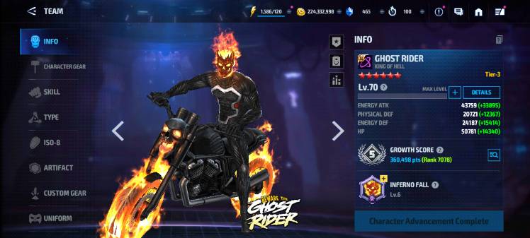 T-4 ghost rider update, 🥴 - MARVEL Future Fight