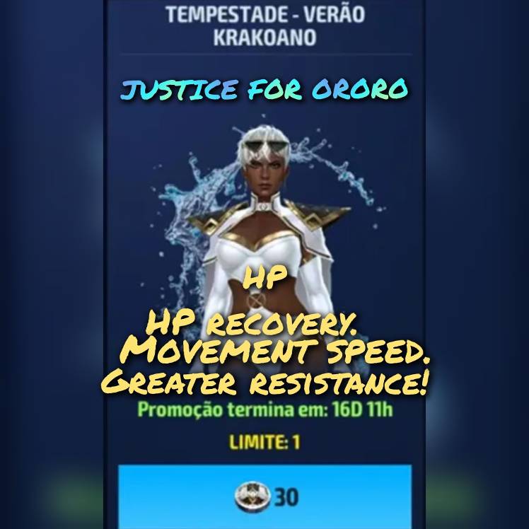  JUSTICEFORSTORM MARVEL Future Fight