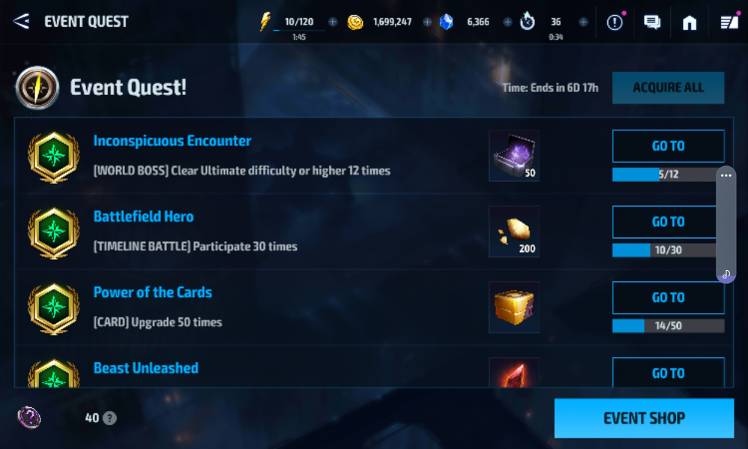 Did they change the pre event token shop - MARVEL Future Fight