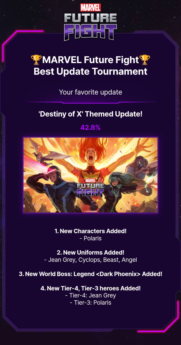 [Best Update Tournament / D2A155FE3653441D92E6C442F1FC5E67] MARVEL