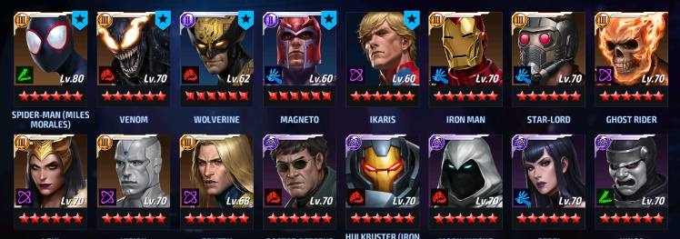 Tier4/2nd potenital - MARVEL Future Fight