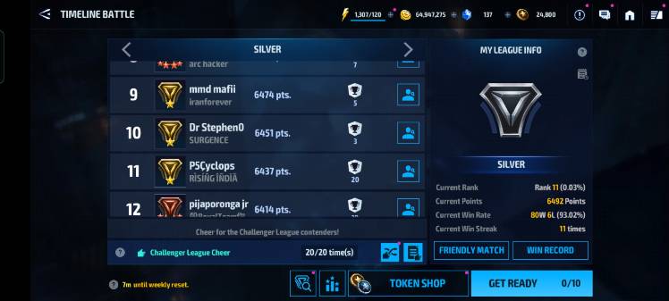 Fix this ranking system and make it real time update it'll be way ...