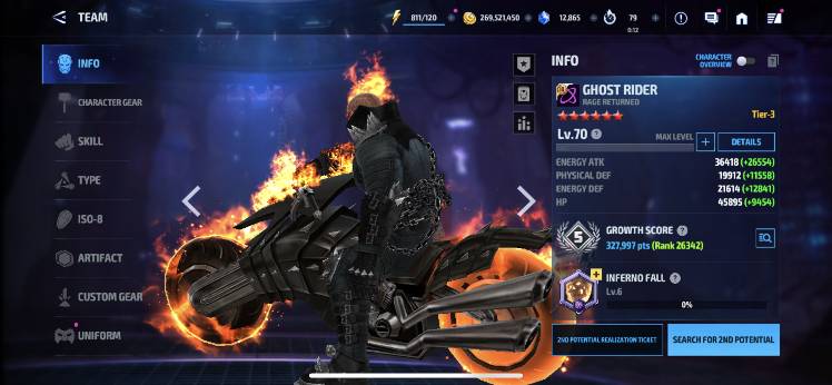 Visual Bug on ghost rider’s bike - MARVEL Future Fight