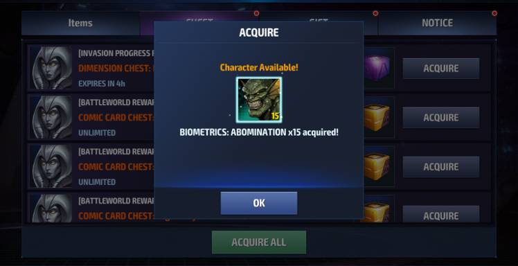 Last gift - MARVEL Future Fight