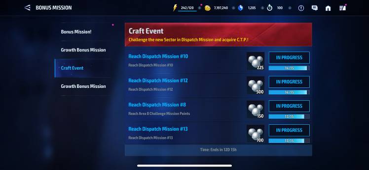 dispatch bonus missions? - MARVEL Future Fight