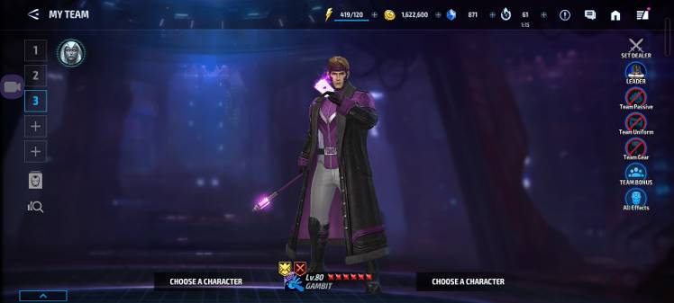 BUFF GAMBIT SEASONAL UNIFROM !!! - MARVEL Future Fight