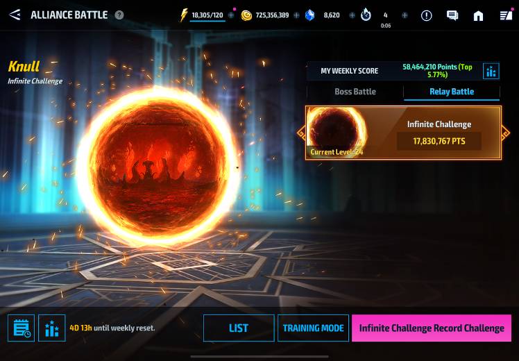 [Infinite Challenge Team Showcase / Uníty] - MARVEL Future Fight