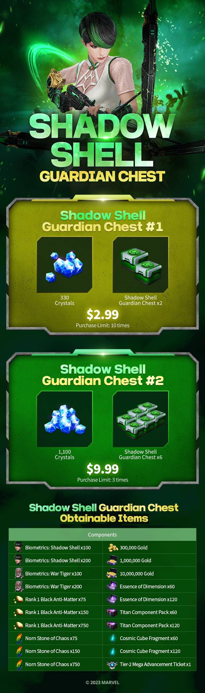 Shadow Shell Guardian Chest - MARVEL Future Fight