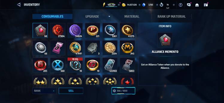 Tokens should be one kind or give us a way to convert them. - MARVEL ...