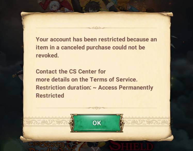 My Account has been restricted and I can’t get in my account - The ...