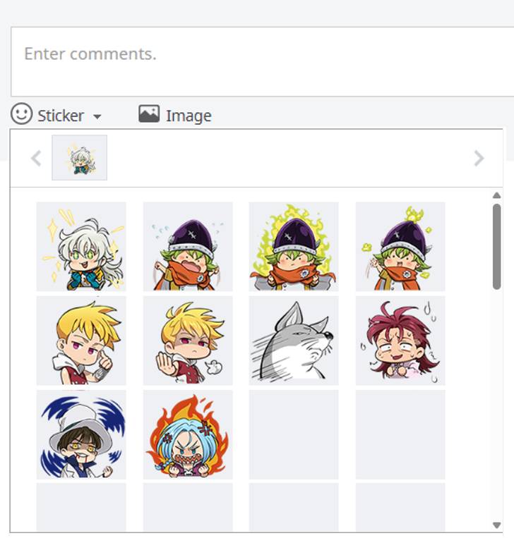 [Notice] New Forum Stickers - The Seven Deadly Sins: Grand Cross