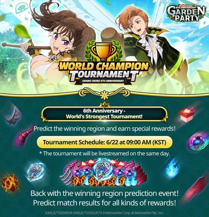 Event] 6th Anniversary Special World Tournament Prediction