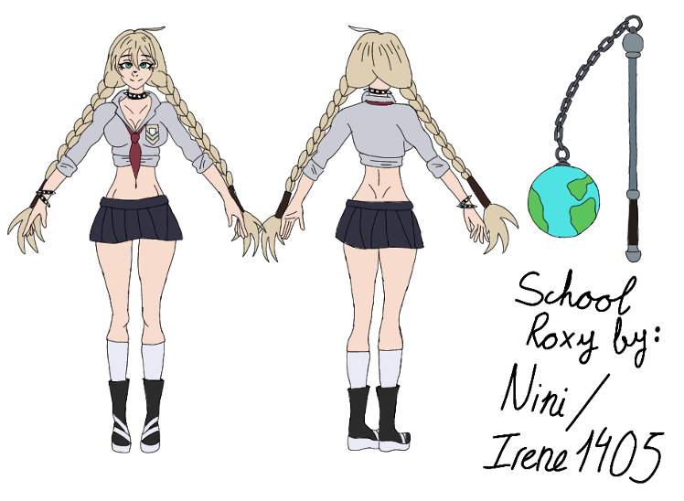 My Roxy concept skin: School Roxy - The Seven Deadly Sins: Grand Cross