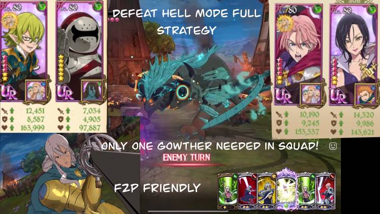 Defeat BELLMOTH HELL MODE with ONLY ONE GOWTHER IN SQUAD! Rest SR AND ...