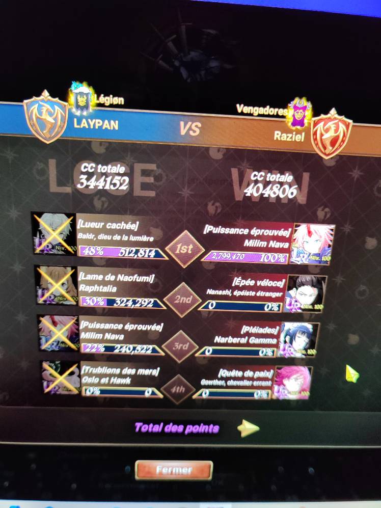 Champion 1 vs champion 5. Super l équilibre - The Seven Deadly Sins ...