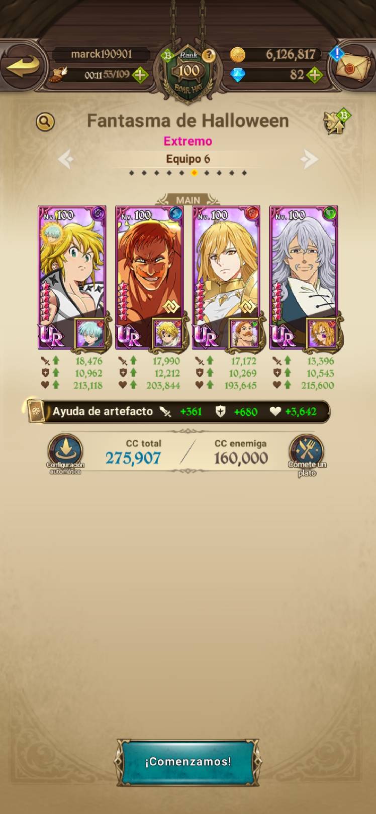 Gu a para pasar the seven deadly sins grand cross