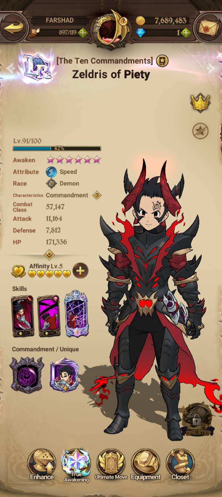 My hero is LR - The Seven Deadly Sins: Grand Cross