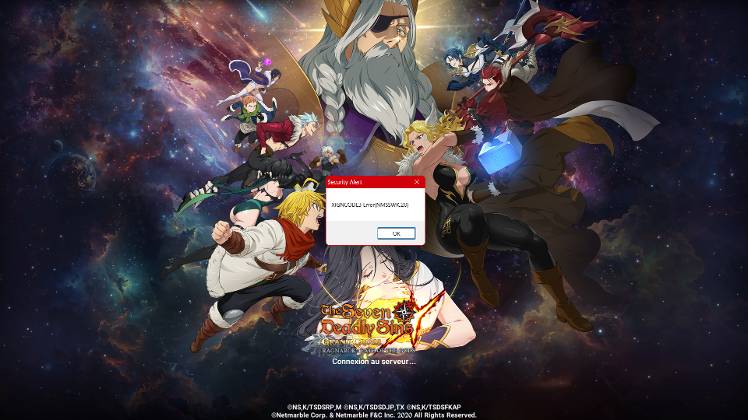 XIGNCODE3 ERROR (NMSSWIC20) - The Seven Deadly Sins: Grand Cross