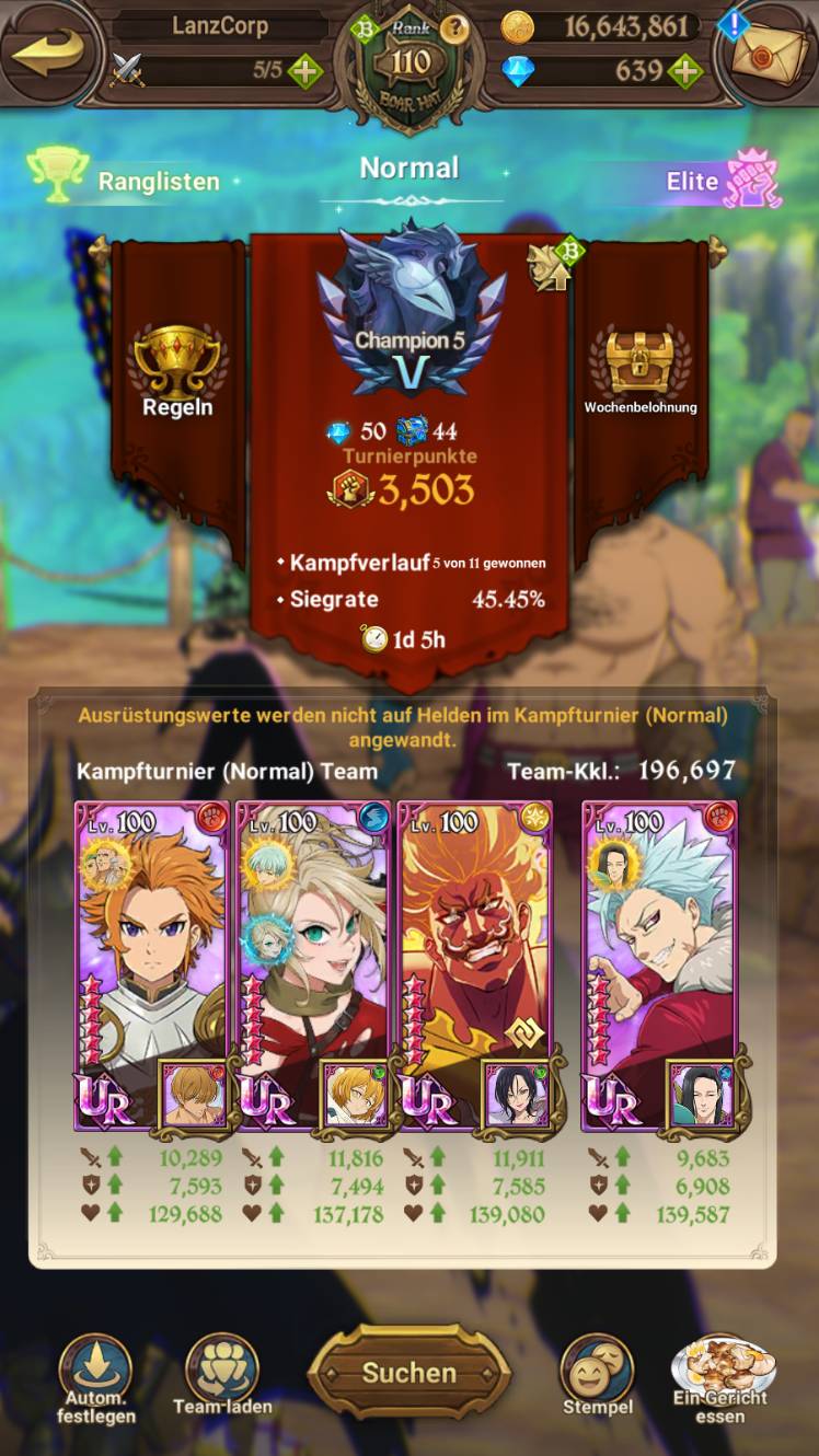 Roxy´s Team - The Seven Deadly Sins: Grand Cross