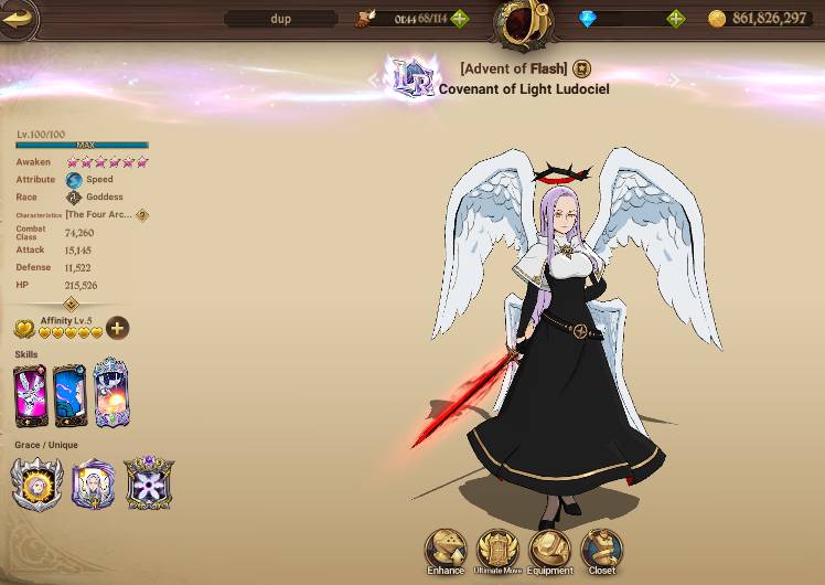 LR Ludociel - The Seven Deadly Sins: Grand Cross