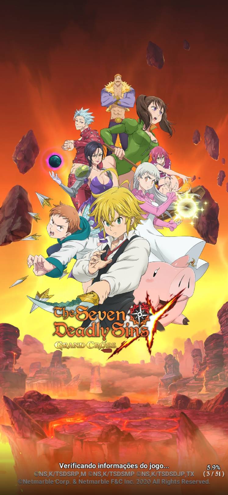 Does not load game information - The Seven Deadly Sins: Grand Cross